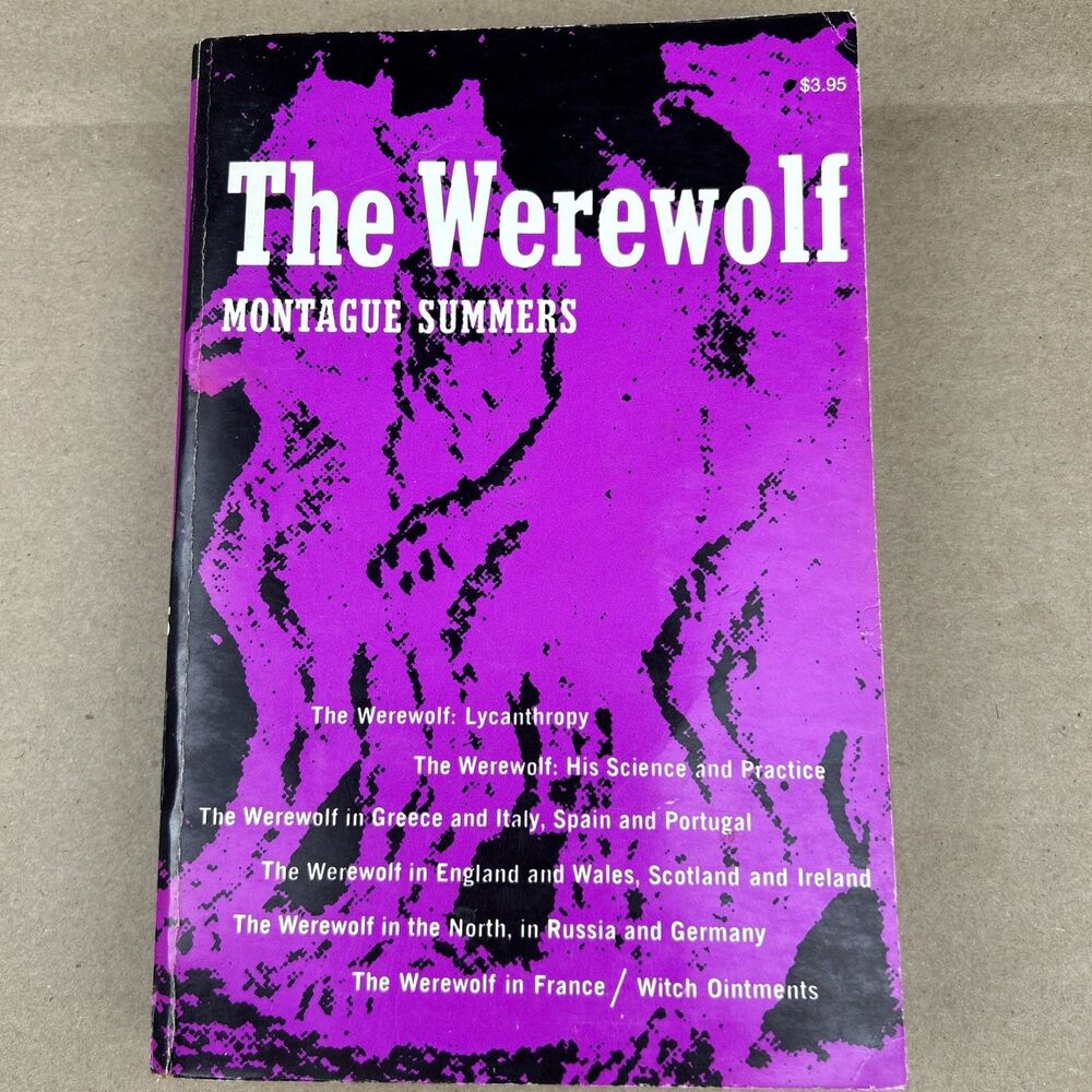 The Werewolf Montague Summers 1973 First Paperback Printing citadel press